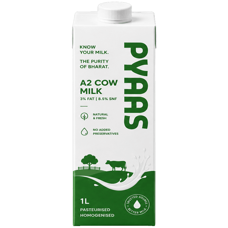 A2 Cow Milk 1L Carton front