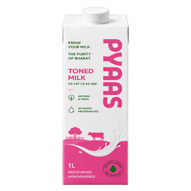 Toned Milk 1L Carton front